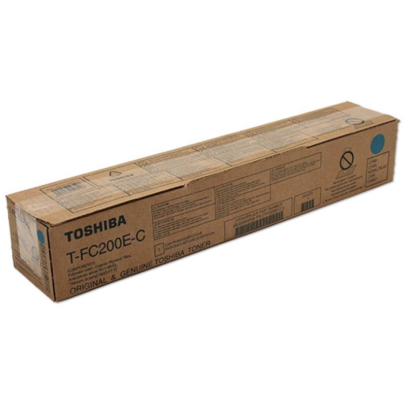 Toner Toshiba T-FC200E TFC200E Cyan (6AJ00000119)(6AJ00000259)