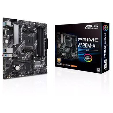 Placa De Baza PRIME A520M-A II/CSM   Socket AM4  AMD A520