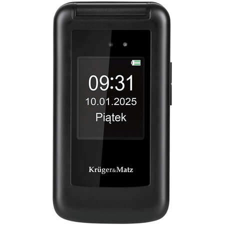 Telefon Kruger&Matz Seniori GSM Buton SOS 931 128MB Negru
