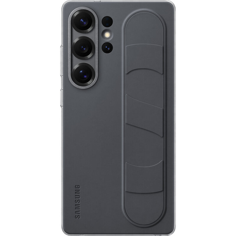 Husa Samsung Standing Grip Case pentru Galaxy S25 Ultra Negru — imaginea 5