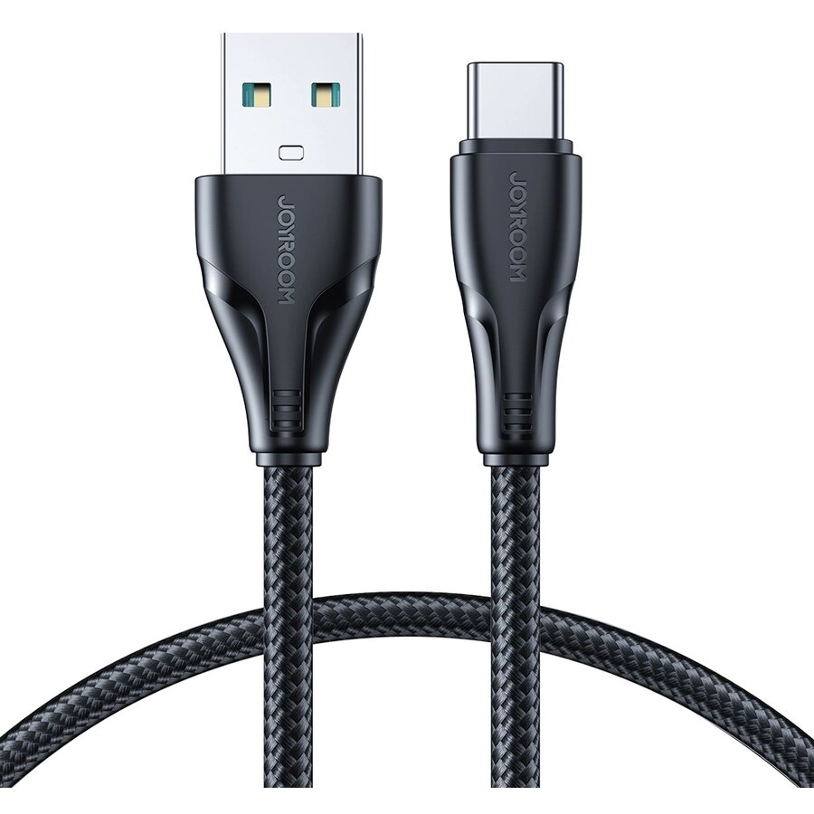 Cablu de date A11, USB/USB-C, 3A, 1.2m, Negru