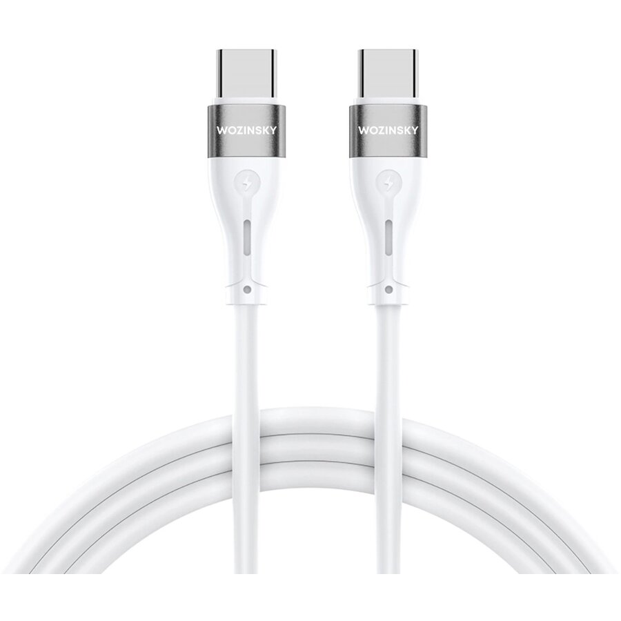 Cablu de date WSTCC2, 2x USB-C, 65W, 2m, Alb