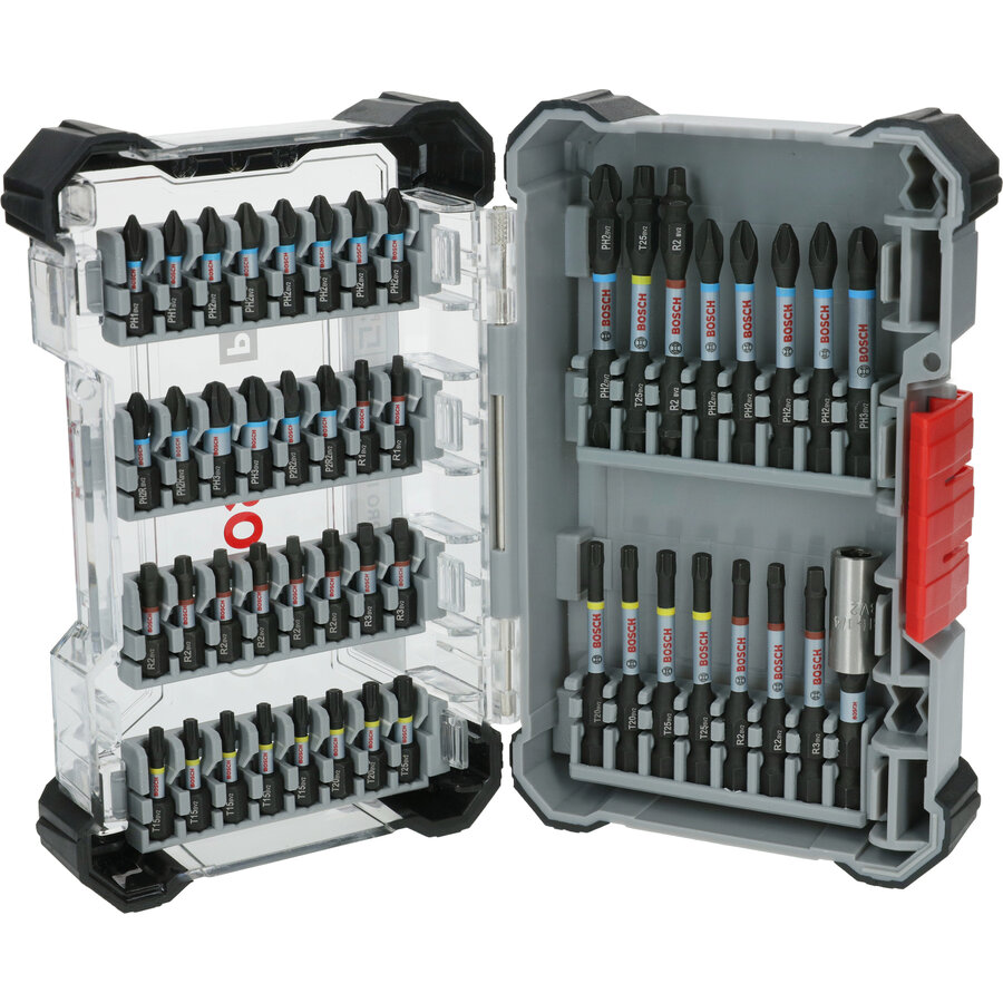 Set 48 Biti de Insurubare PRO Impact Negru/Gri