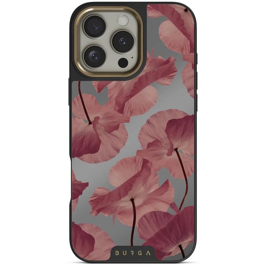 Husa Burga Elite Mirror Magsafe Gold Tender Kiss pentru iPhone 16 Pro