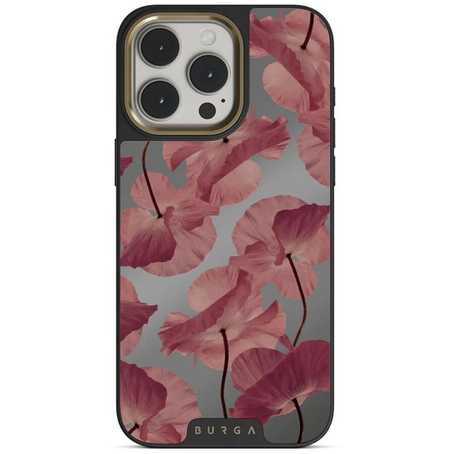Husa Burga Elite Mirror Magsafe Gold Tender Kiss pentru iPhone 15 Pro