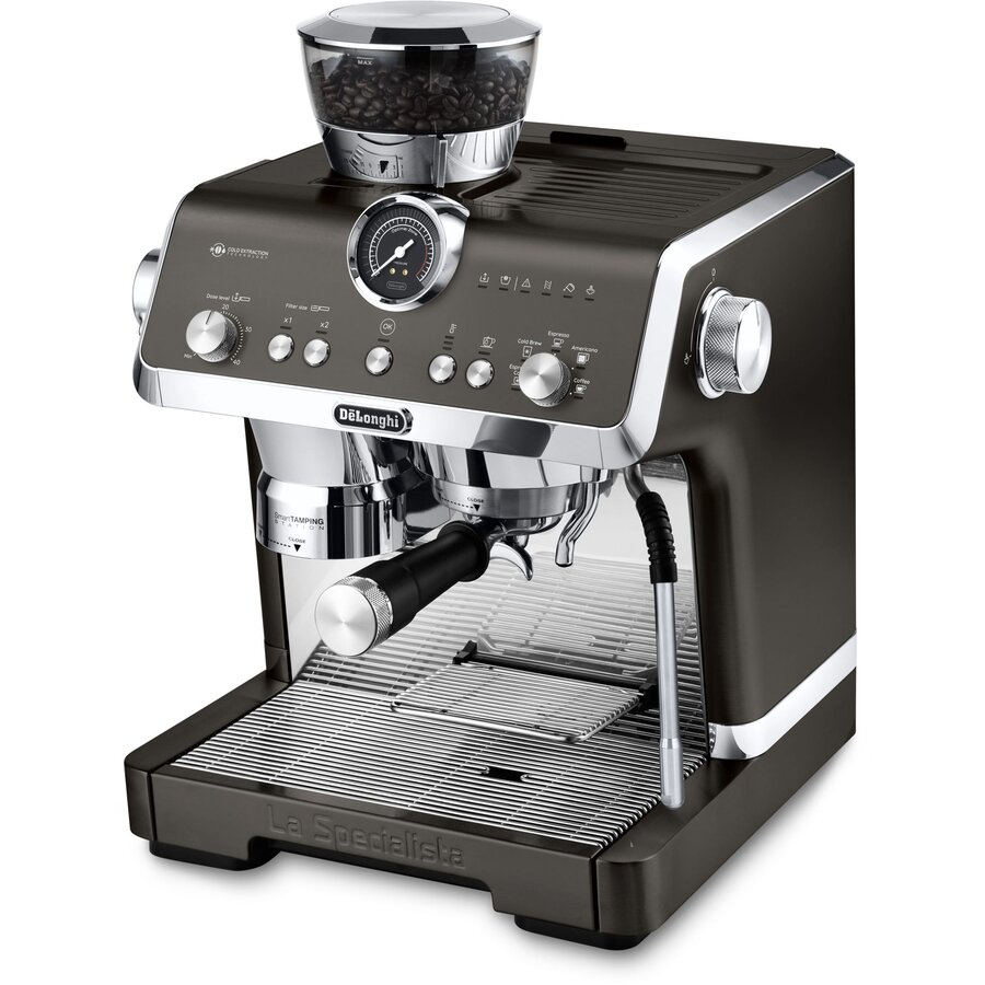 Espressor Manual Delonghi La Specialista Opera EC9555.BK 2L 19Bar Extracție la Rece Râșniță Reglabilă 1550W Negru — imaginea 5