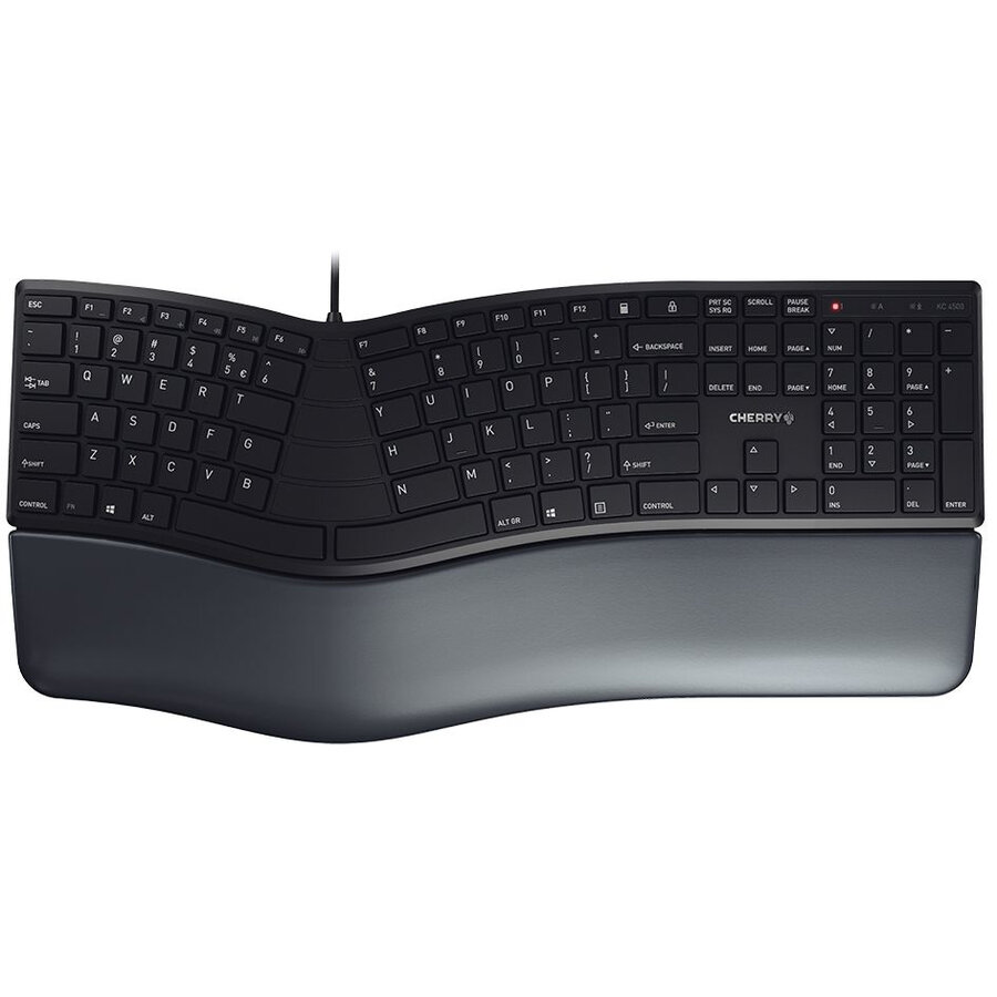 Tastatura Cu Fir KC 4500 USB 108 Taste Layout English US Negru