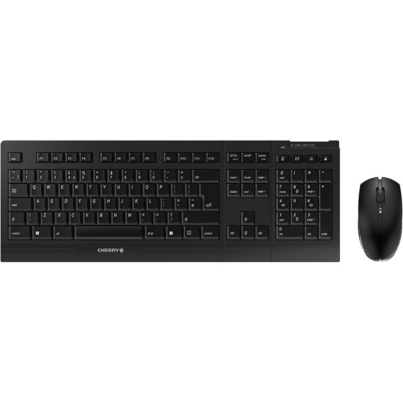 Kit Tastatura si Mouse B Unlimited 3.0 Layout English UK Wireless 2000dpi Optic Negru