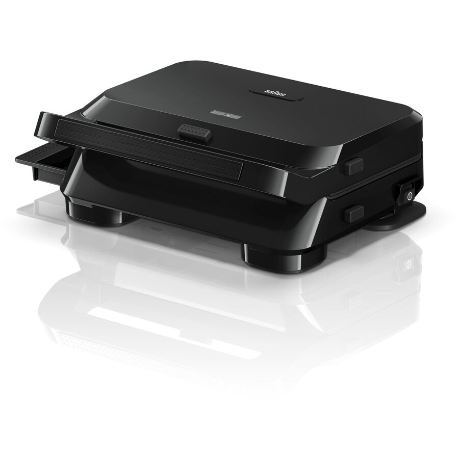 Sandwich Maker SnackMaker 5 (SM5001) Tava Colectare Grasime 800W Negru