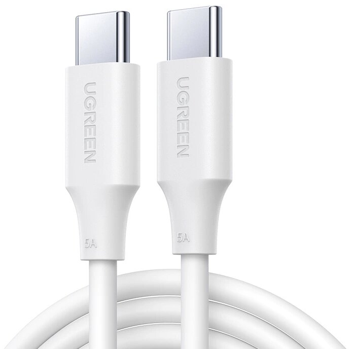 Cablu de date US562, 2x USB-C, 100W, 1m, Alb