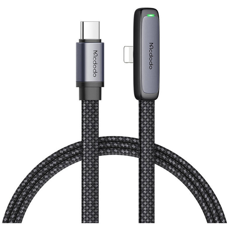 Cablu de date CA-3350, USB/USB-C, 36W, 3A, 1.2m, Negru