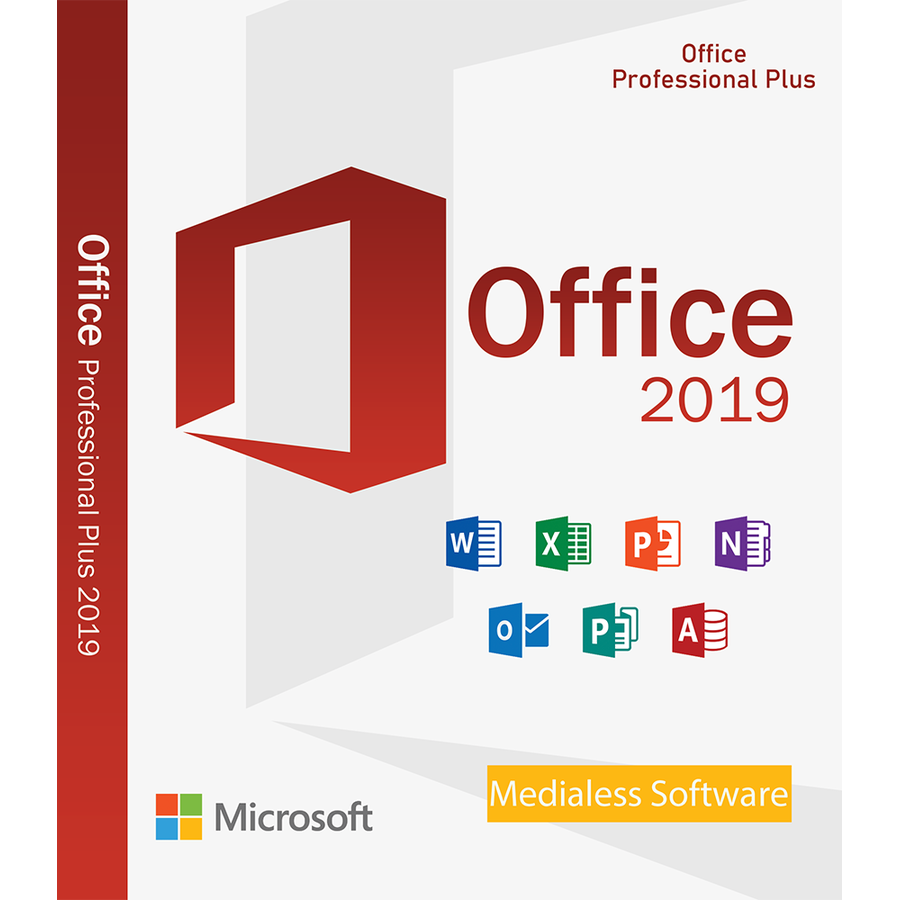 Office 2019 Professional Plus 32/64 bit Multilanguage Bind Medialess