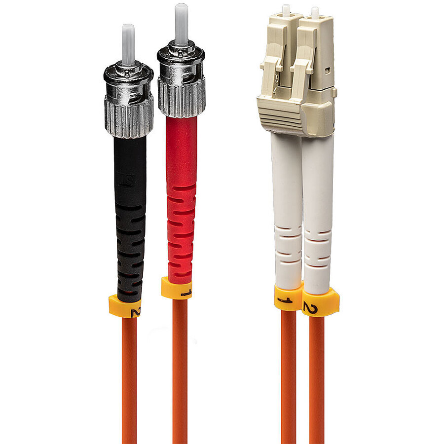 Cablu Fibră Optica Lindy OM2 2m Red