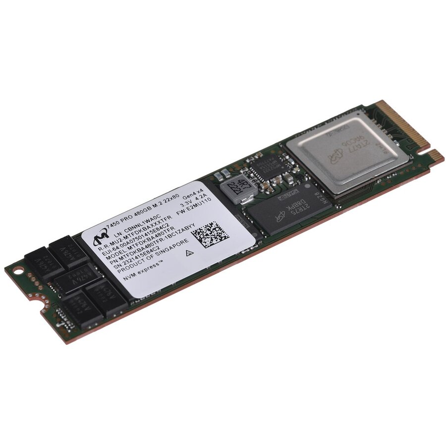 SSD 7450 PRO 480GB M.2 (22x80) NVMe PCI 4.0 MTFDKBA480TFR-1BC1ZABYYR (DWPD 1)