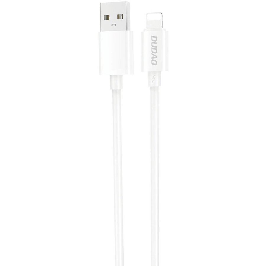 Cablu de date L4SL, USB/Lightning, 2A, 1m, Alb