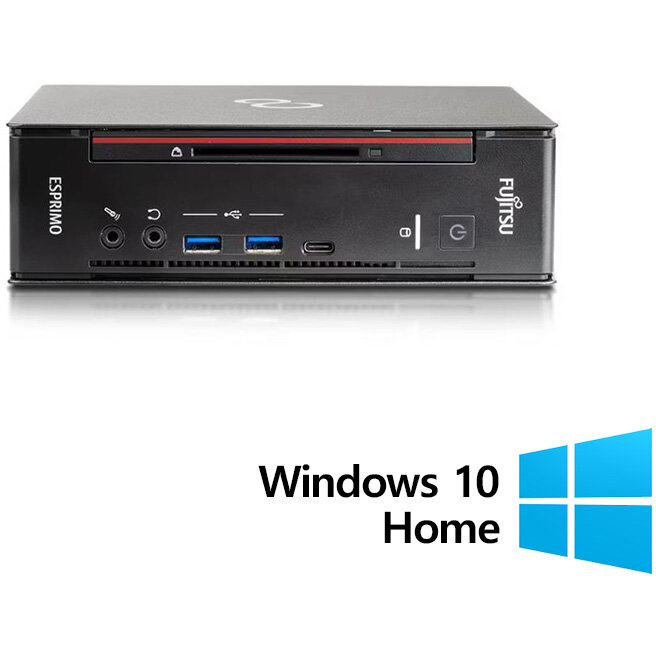 Sistem desktop Refurbished Q958 Intel Core i5-9500 8GB 256GB SSD Windows 10 Home Black