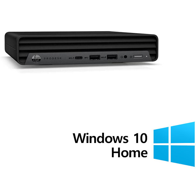 Mini PC Refurbished ProDesk 400 G6 Intel Core i5-10500T 8GB 256GB SSD Windows 10 Home Black