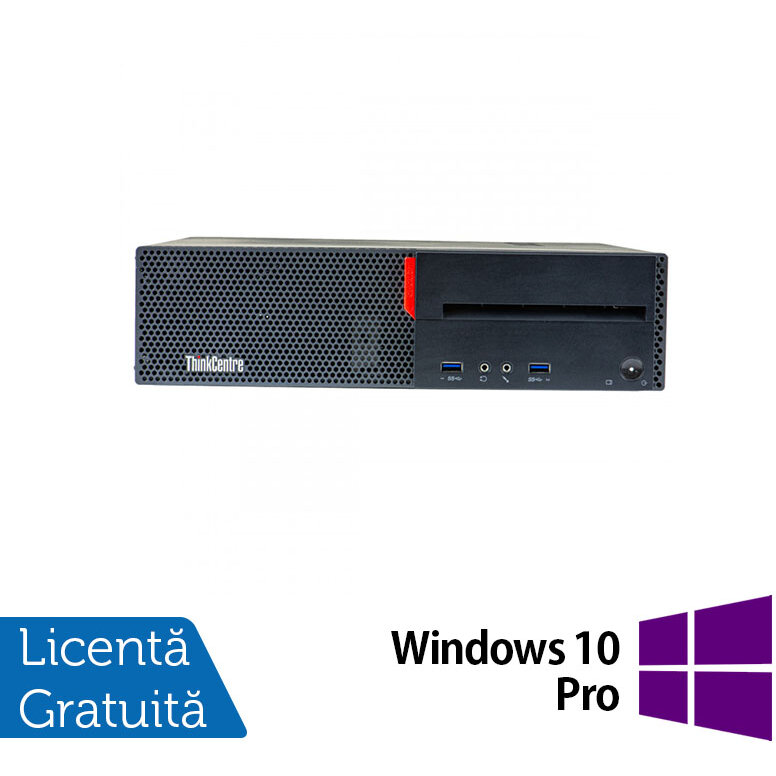 Sistem desktop Refurbished M700 Intel Core i5-6500 8GB 256GB SSD Windows 10 Pro Black