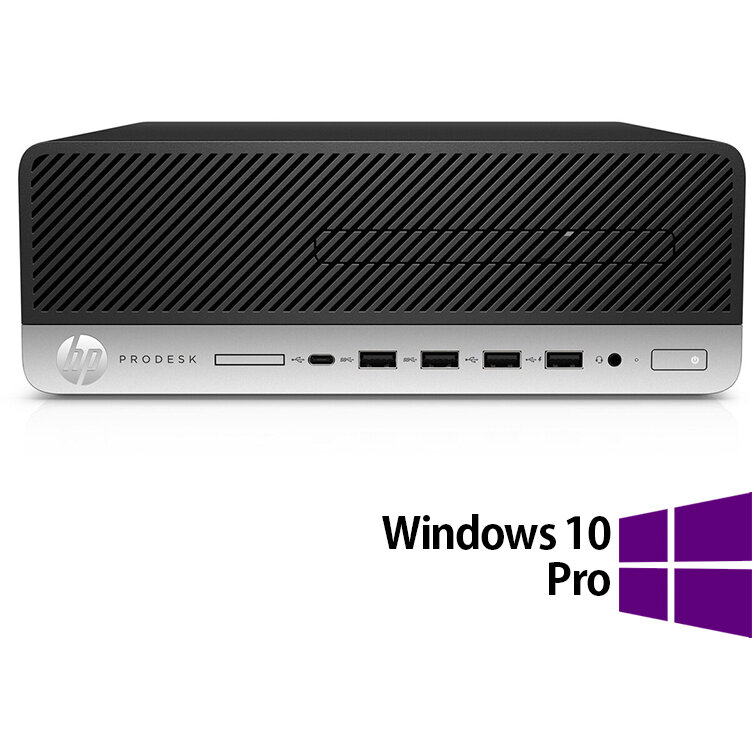 Sistem desktop ProDesk 600 G3 Intel Core i5-6500 8GB 256GB SSD Windows 10 Pro Black