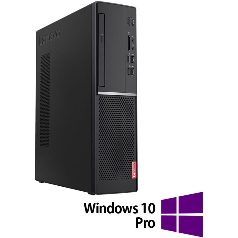 Sistem desktop Refurbished V520s Intel Core i3-7100 8GB 256GB SSD Windows 10 Pro Black