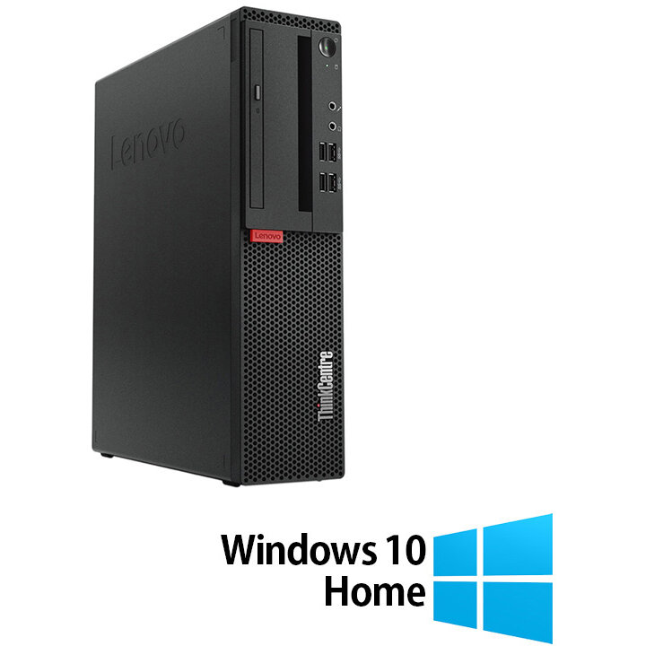 Sistem desktop Refurbished M710 Intel Core i5-6500 8GB 512GB SSD Windows 10 Home Black