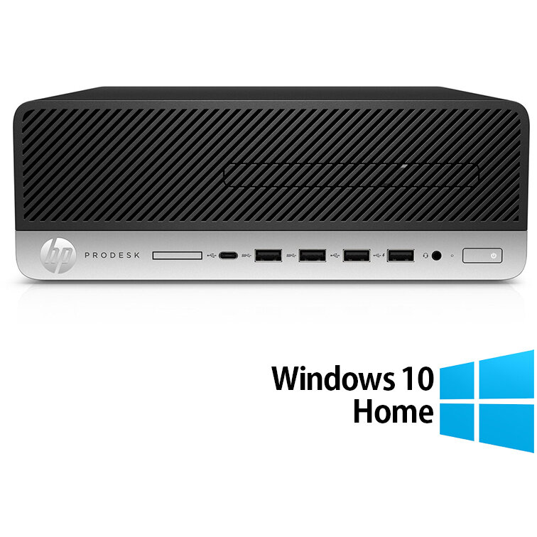 Sistem desktop ProDesk 600 G3 Intel Core i3-6100 8GB 256GB SSD Windows 10 Home Black