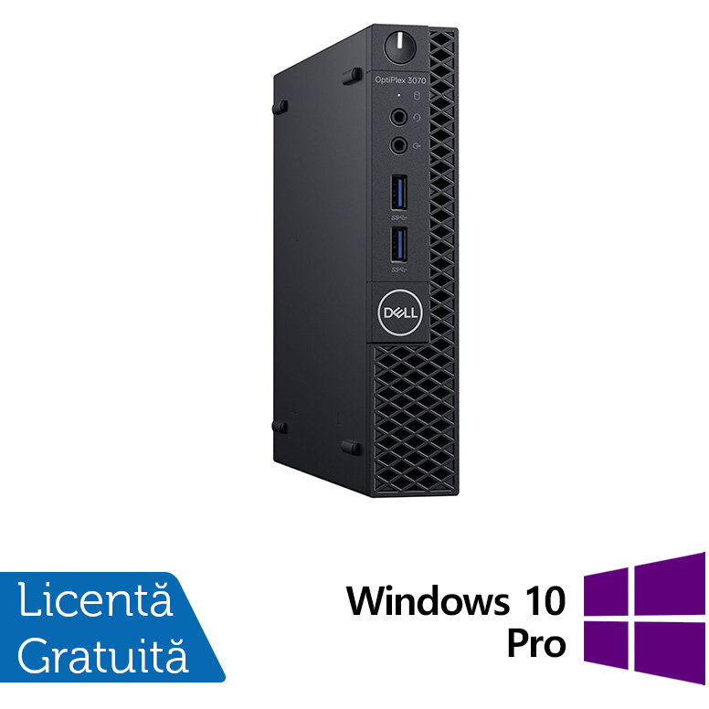 Mini PC Refurbished Optiplex 3070 Intel Core i5-9500T 16GB 512GB SSD Windows 10 Pro Black