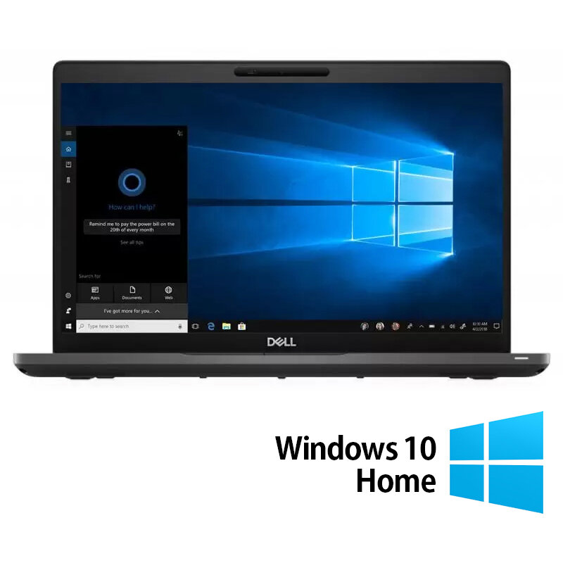 Laptop Refurbished Latitude 5400 14 inch FHD Intel Core i5-8365U 16GB 512GB SSD Windows 10 Home Grey