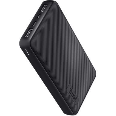 Baterie  Externa Primo Portabila Ultra-Subtire Eco 15.000mAh 2x USB 1x MicroUSB 1x USB-C Negru