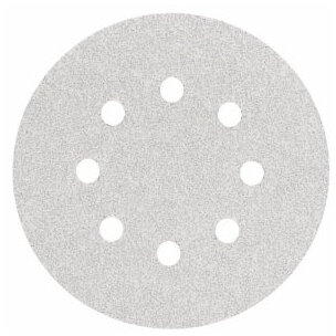 Set 5 Foi Slefuire WP 125mm R100 cu 8 Gauri Alb