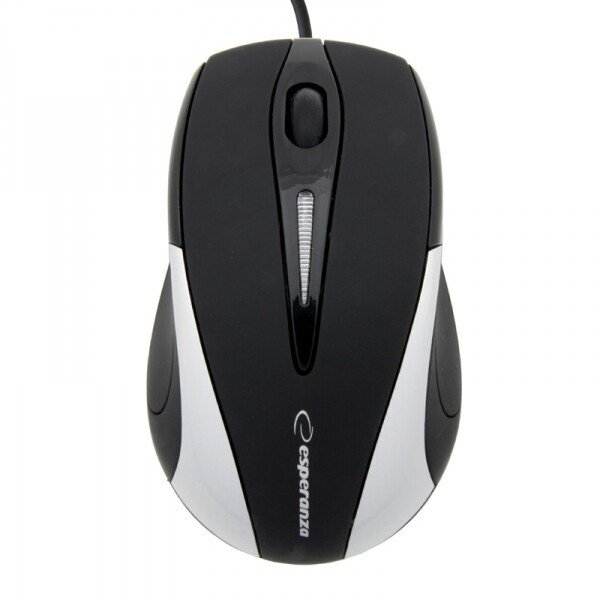 Mouse Optic cu Fir Sirius EM102S 800DPI Negru/Argintiu