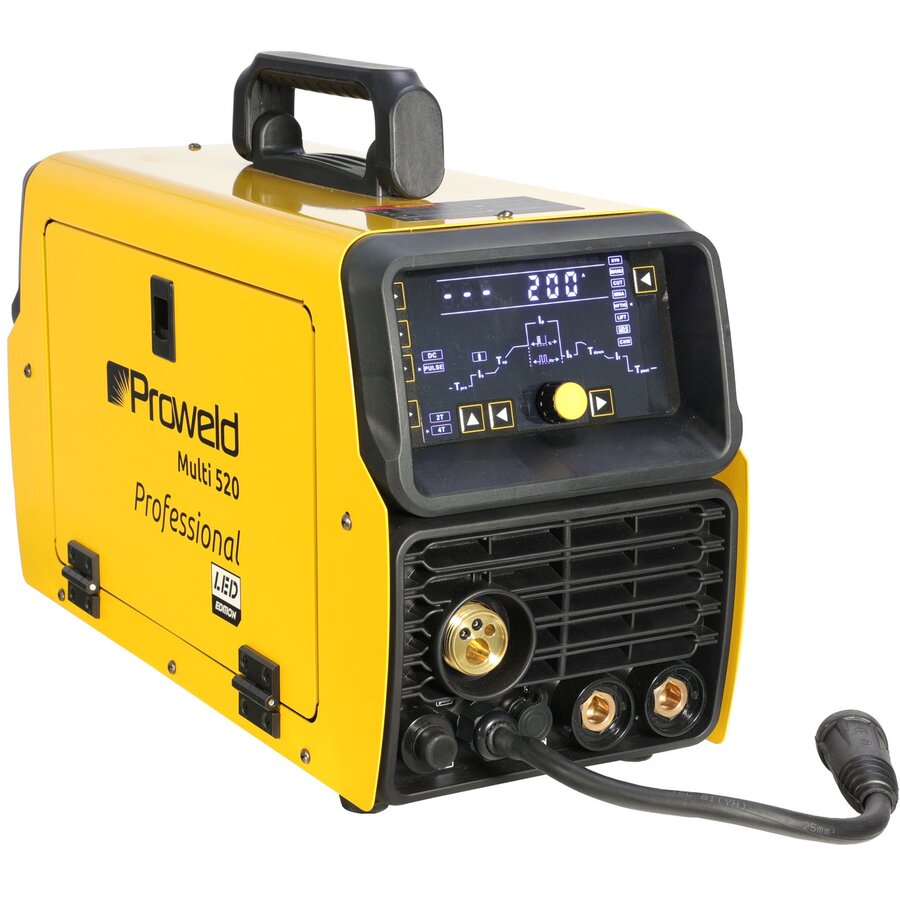 Aparat De Sudura 4 In 1 CUT/TIG/MMA/MIG Multifunctional Galben-Negru