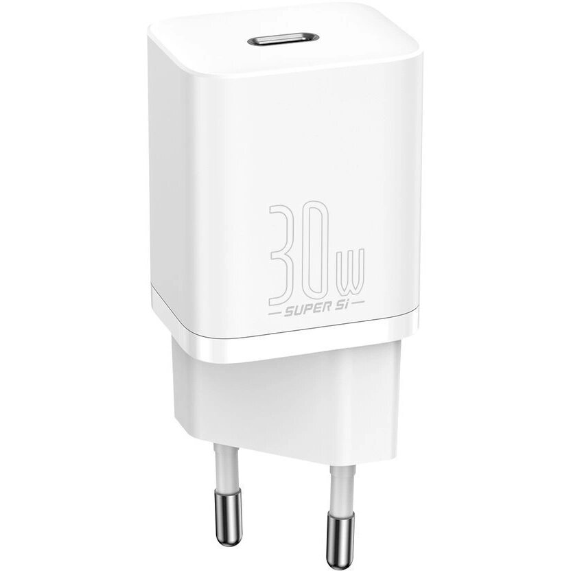 Incarcator Super Si 1C, USB-C, 30W, Alb
