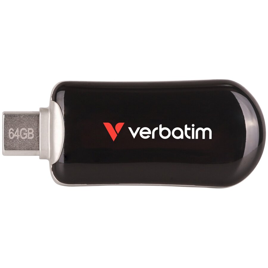 USB Flash Drive Plectra 64GB USB-C 3.2 Gen 1 Negru