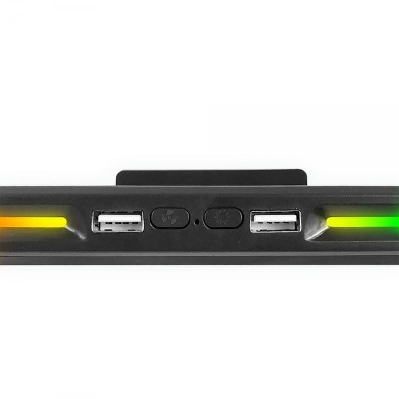 Stand Cooler Laptop Gaming Esperanza Boreas EGC108 Iluminare RGB Gri/Negru — imaginea 5