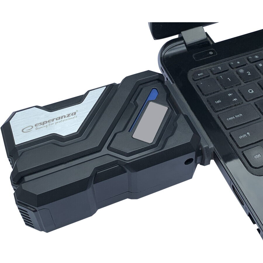 Cooler Laptop Gaming Norte EGC103 Negru/Argintiu