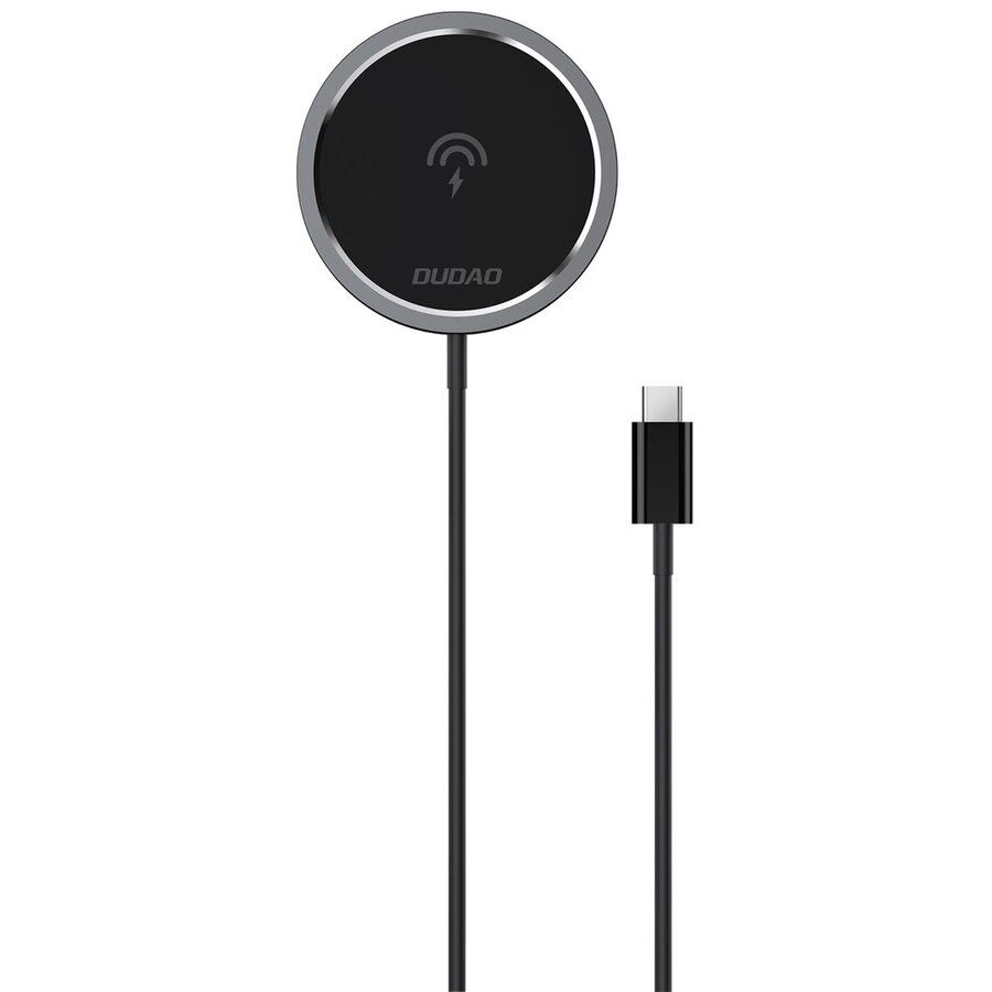 Incarcator A12XS, Compatibil MagSafe, Putere 15W, USB-C, Negru