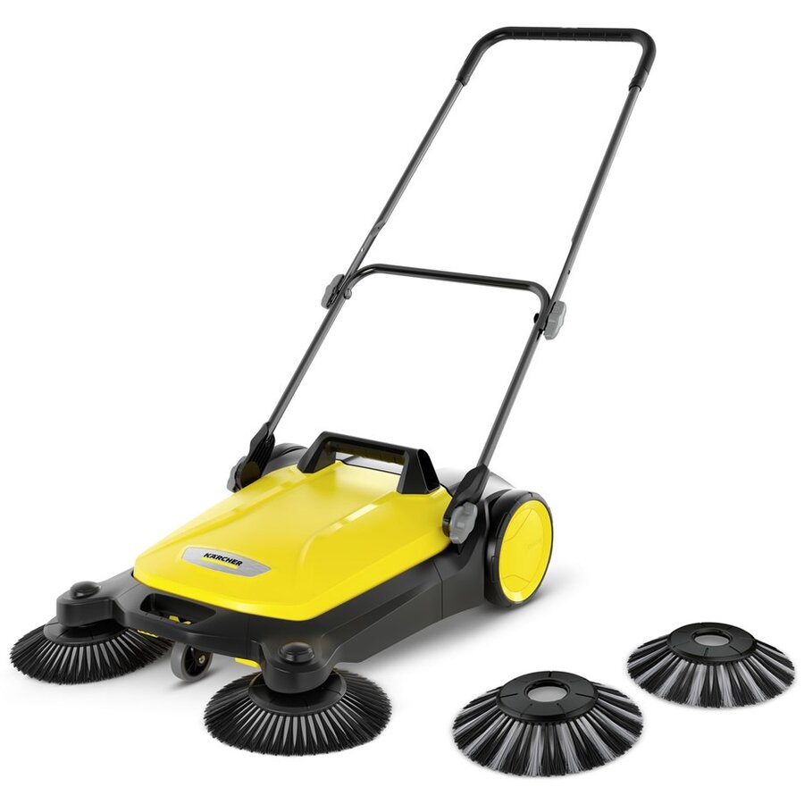 Karcher Masina de Maturat Manuala S 4 Twin 2-in-1 (1.766-365.0) Volum Colectare 20L Galben/Negru