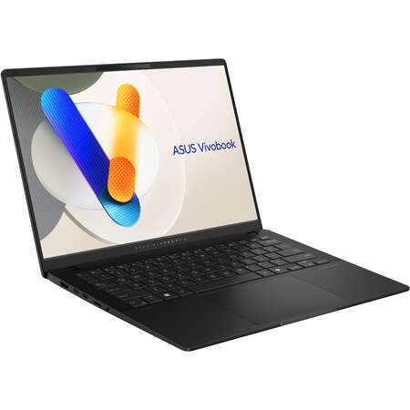 Laptop ASUS Vivobook S14 WUXGA 14 inch AMD Ryzen AI 7 350 24GB 1TB PCIe Free Dos Neutral Black