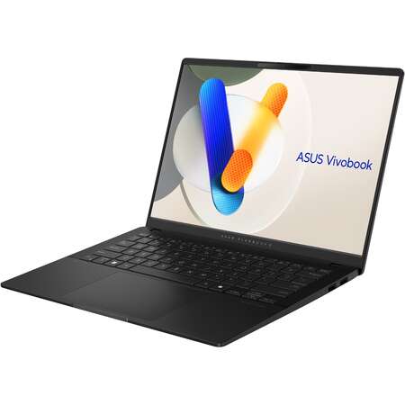 Laptop ASUS Vivobook S14 WUXGA 14 inch AMD Ryzen AI 7 350 24GB 1TB PCIe Free Dos Neutral Black