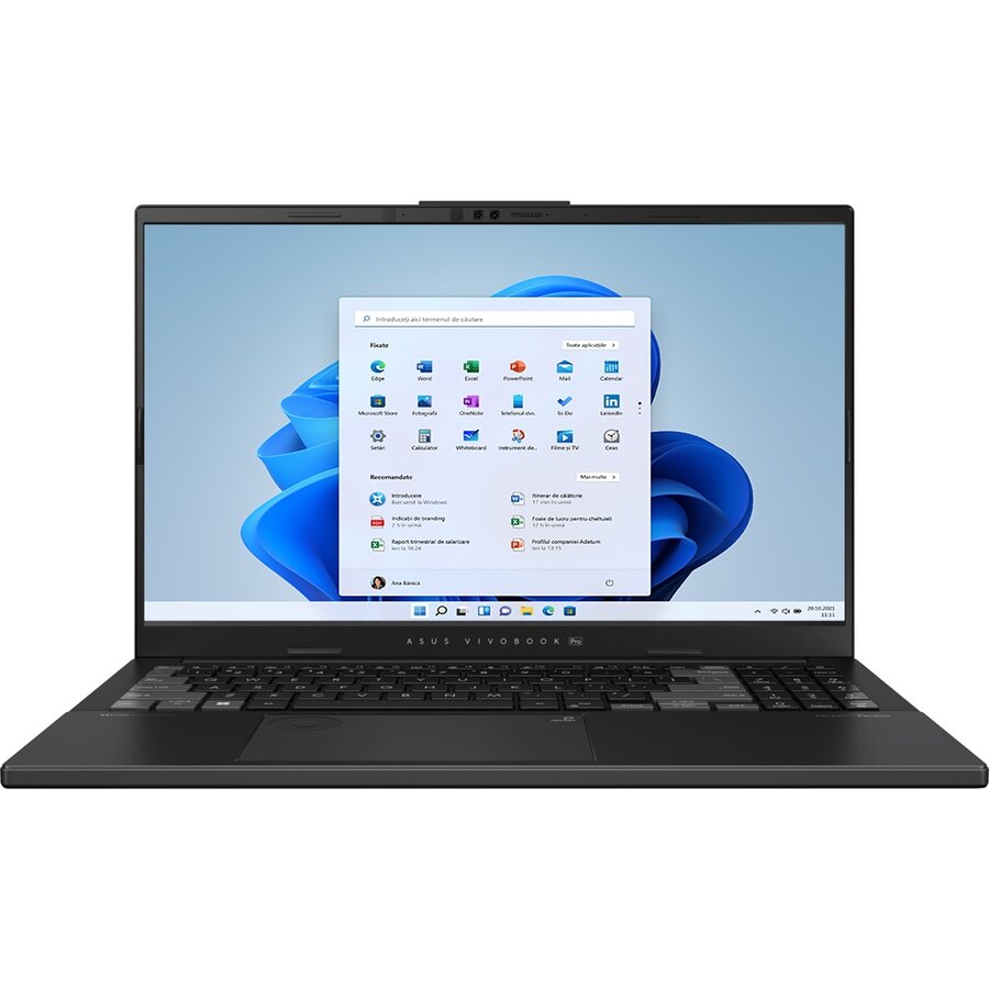 Laptop VivoBook Pro 15 OLED N6506CU (Procesor Intel Core Ultra 9 285H (24M Cache, up to 5.40 GHz), 15.6 3K 120Hz, 24GB, 1TB SSD, NVIDIA GeForce RTX 4050 @6GB, Win 11 Pro, Negru/Gri) - imagine 3
