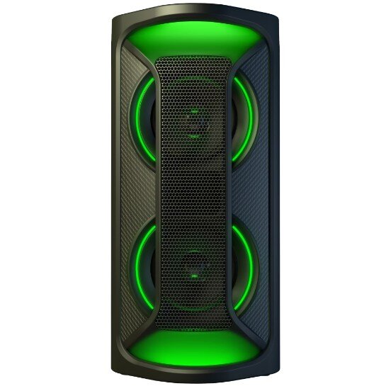 Boxa Activă Akai Portabilă 40W Lumini Led Negru