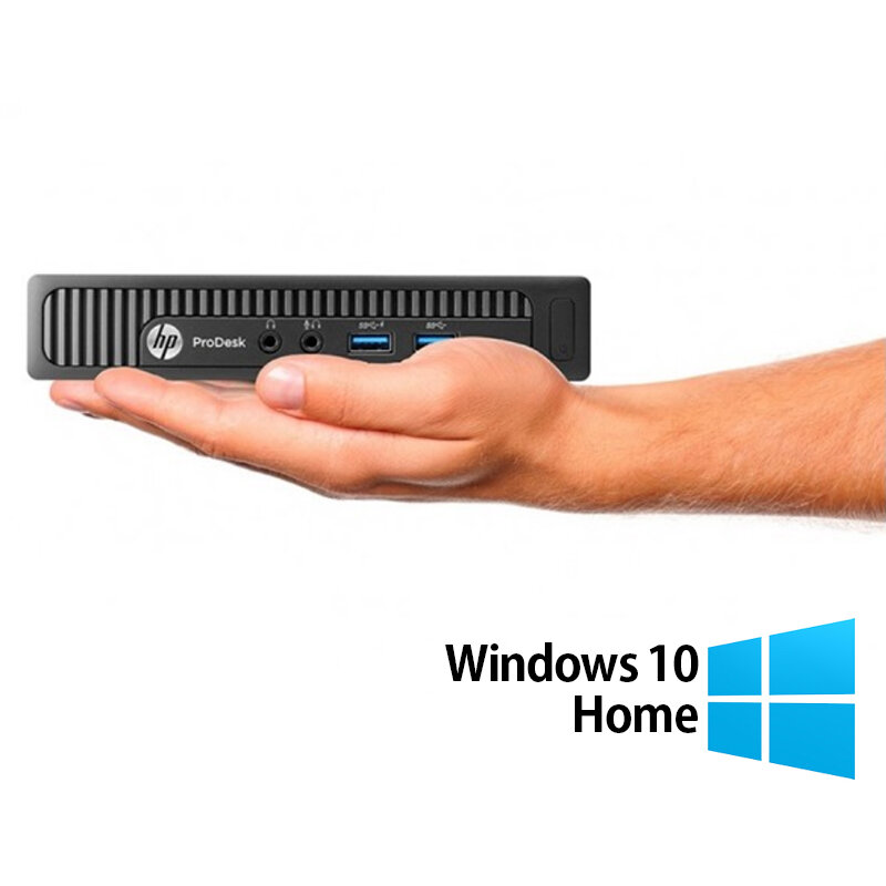 Mini PC Refurbished Prodesk 600 G2 Intel Core i5-6500T 8GB 256GB SSD Windows 10 Home Black