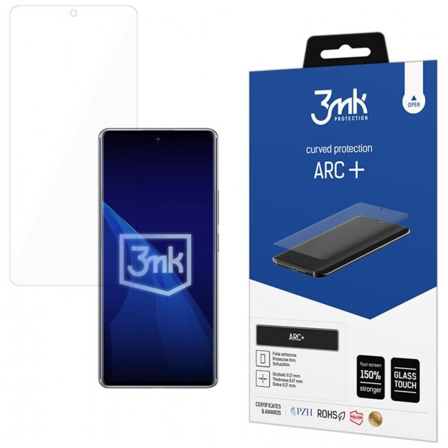 Folie Protectie ARC+  Xiaomi Redmi Note 14 Pro 4G Transparent