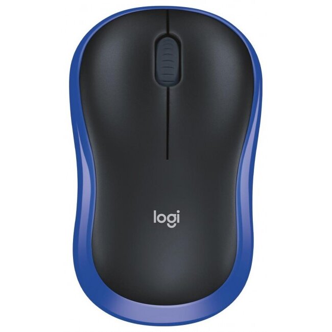 Mouse M185 Wireless USB 1000DPI 2.4GHz Albastru
