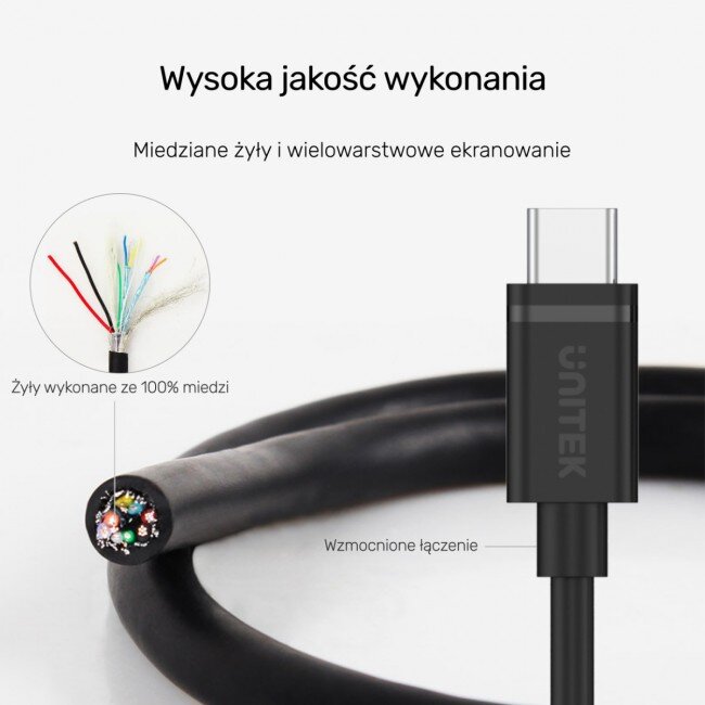 Cablu Date USB-C 3m Negru