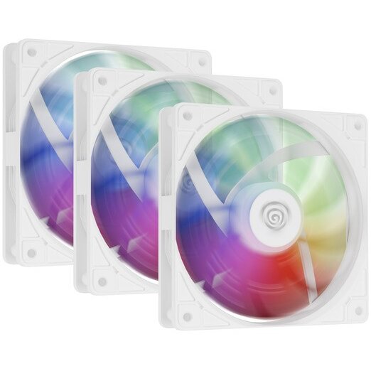 Ventilator Carcasa x3buc   Oxal 120 ARGB 1450RPM   46CFM  Alb