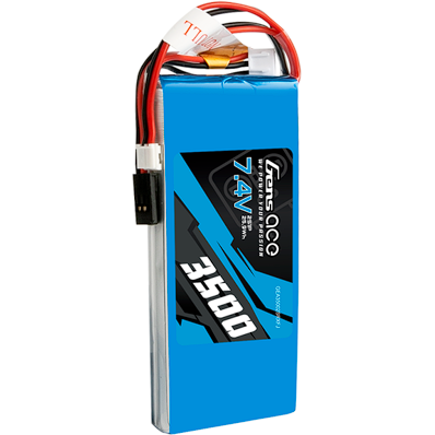 Acumulator LiPo   3500mAh 7.4V 1C 2S1P RX/TX