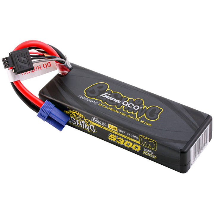 Acumulator G-Tech 5300mAh 7.4V 100C 2S1P Lipo  EC5