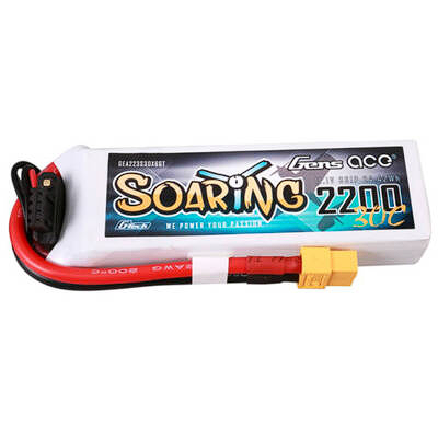 Acumulator G-Tech Soaring 2200mAh 11.1V 30C 3S1P Lipo Batte